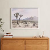 "Joshua Tree No. 10" - Art Print in Desert Rose by Wilder California - In a Room