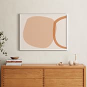"Organics_9_2_A" - Art Print in Earthy Colors by Alain Castoriano - In a Room