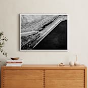 "Study of negative #3" - Art Print in pitch black by Van Tsao - In a Room