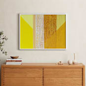 "Hues" - Art Print in Yellows by Jen Florentine - In a Room