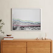 "Heading East to Nevada" - Art Print in Pink by Katie Doherty - In a Room