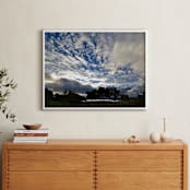 "Sky above us-8" - Art Print in Multi-colored by NSMARK - In a Room