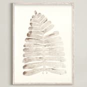 "Bronze Botanical Series 1" - Art Print in Bronze by Angela Simeone - Framed