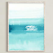 "Pacific" - Art Print in sea by Lindsay Megahed - Framed