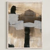 "Deserted Place Series 1" - Art Print in Nude by Angela Simeone - Framed