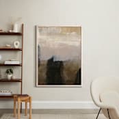 "Deserted Place Series 2" - Art Print in Earth Tones by Angela Simeone - In a Room