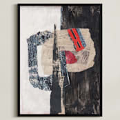 "Promethian" - Art Print in Black by Misty Hughes - Framed