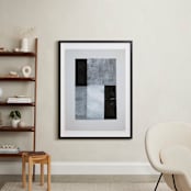 "tonality IV" - Art Print in Slate by Sara Hicks Malone - In a Room