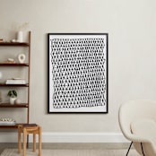 "Crocodile 1" - Art Print in Black by Jaime Derringer - In a Room