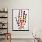 "Healer" - Art Print in Scarlet by Betty Hatchett - In a Room