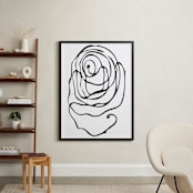 "perinuclear no.2" - Art Print in Coal Black by Stephanie Nowotarski - In a Room
