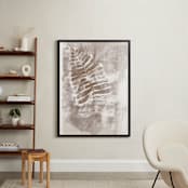 "Contemporary Botanical Series 2" - Art Print in Bronze by Angela Simeone - In a Room
