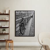 "Stopover" - Art Print in Canal Grey by Mark Kirby - In a Room