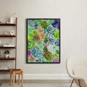 "Succulent Delight" - Art Print in cactus by Jenny Partrite - In a Room