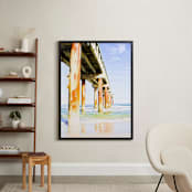 "Rusty Bridge" - Art Print in Rust red by Katrina Leandro - In a Room