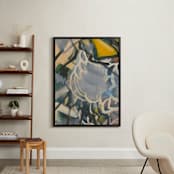 "The Definition of Series 1" - Art Print in Beautiful Blue by Angela Simeone - In a Room