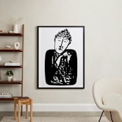 "mind over matter" - Art Print in Black Magic by Stuart Heir - In a Room