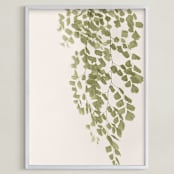"Softness" - Art Print in Olive branch by Eliane Lamb - Framed