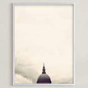 "St. Paul's Cathedral, London" - Art Print in Beige Sky by 45wall design - Framed