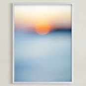 "Sunset Study" - Art Print in Full Color by Jessica C Nugent - Framed