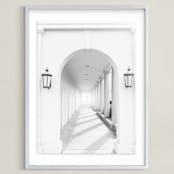 "Arches" - Art Print in Column White by Ilze Lucero - Framed