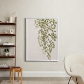 "Softness" - Art Print in Olive branch by Eliane Lamb - In a Room