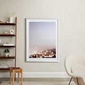 "Warm Evening I" - Art Print in City Sky by Caroline Mint - In a Room