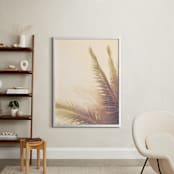 "Golden Palm Tree" - Art Print in Golden  by Wilder California - In a Room
