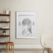 "Arches" - Art Print in Column White by Ilze Lucero - In a Room