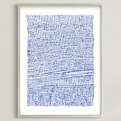 "topical guide" - Art Print in White by raven erebus - Framed