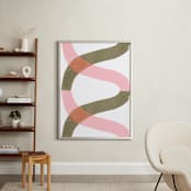 "Linked" - Art Print in Tutti Frutti by Bethania Lima - In a Room