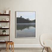 "Lake Parker" - Art Print in Evergreen by Amy Hall - In a Room
