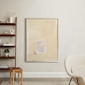 "shrewdly" - Art Print in beige by Kamala Nahas - In a Room