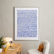 "topical guide" - Art Print in White by raven erebus - In a Room