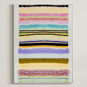 "So Much Love" - Art Print in Citrus by HAPI ART - Framed Canvas