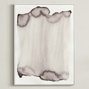 "Torched" - Art Print in Charcoal by Kaydi Bishop - Framed Canvas