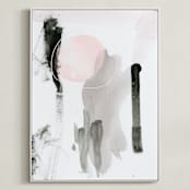 "Son" - Art Print in Noir by Lori Wemple - Framed Canvas