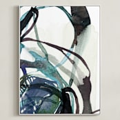 "cera no 1" - Art Print in Ink by Kelly Ventura - Framed Canvas