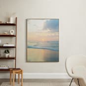 "Happy Hours" - Art Print in Golden Pink by Cristina Marie - In a Room