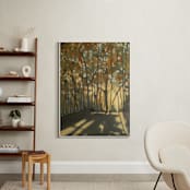 "Here Comes the Sun" - Art Print in Forest Green by Ashley Armistead - In a Room