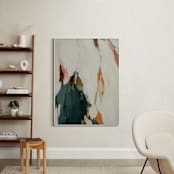 "Winter Thaw No. 1" - Art Print in Warm Grey by Wendy Keller - In a Room