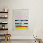 "Be The Dreamer" - Art Print in COTTON CANDY by HAPI ART - In a Room