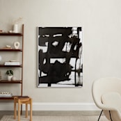 "Inked" - Art Print in Black Ink by Deborah Velasquez - In a Room