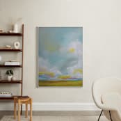 "Summering Forever" - Art Print in Golden Yellow by Emily Jeffords - In a Room