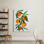 "Tangerine" - Art Print in Tangerine by Alexandra Dzh - In a Room