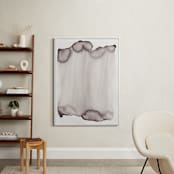 "Torched" - Art Print in Charcoal by Kaydi Bishop - In a Room