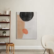 "Journey 04" - Art Print in Burnt Sienna by WeArt - In a Room