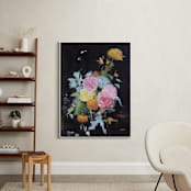 "The Blooming of Bliss" - Art Print in Black by Mary Ketch - In a Room