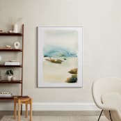 "Beach" - Art Print in Sea by Yao Cheng Design - In a Room