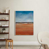 "Under the Sky II" - Art Print in burnt sienna by Leslie Lemberg Studio - In a Room